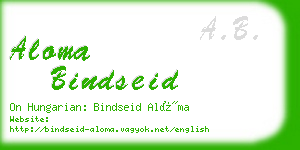 aloma bindseid business card